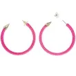kolczyki neonowe spiralne polkola rozowy widmann 2 szt