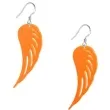 kolczyki skrzydla classic pomaranczowe 25x55 mm