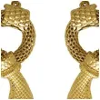 kolczyki zlote weze z oczami widmann