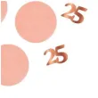 konfetti 25 urodziny rozowo zlote folat 25g