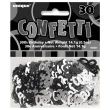 konfetti 30 czarno srebrne unique 14g
