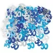 konfetti 30 niebiesko srebrne unique 14 g