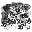konfetti 50 czarno srebrne unique 14g