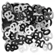 konfetti 60 czarno srebrne unique 14g