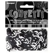 konfetti 70 czarno srebrne unique 14g