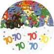 konfetti 70 urodziny mix amscan 14g