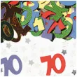 konfetti 70 urodziny mix amscan 14g