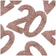 konfetti brokatowa liczba 20 rozowe zloto santex 7 cm 6 szt