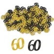 konfetti classy liczba 60 czarno zlote pd party 1 opak