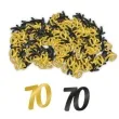 konfetti classy liczba 70 czarno zlote pd party 1 opak