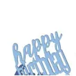 konfetti glitz happy birthday niebiesko srebrne unique 142 g
