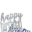 konfetti glitz happy birthday niebiesko srebrne unique 142 g