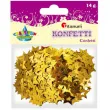 konfetti gwiazdki grube zlote titanum 14 g