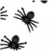 konfetti halloween czarne pajaki partypal 10 szt