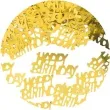 konfetti happy birthday zlote partypal 15 g