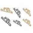 konfetti happy halloween zloto czarne santex 10 szt
