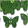 konfetti holograficzne motyle zielone 15g 1op