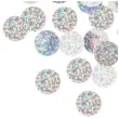 konfetti koleczka godan srebrny holograficzny 2 cm 250 g