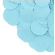 konfetti koleczka papierowe blekitny partypal 500 g