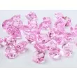 konfetti krysztalowy lod rozowe 25 mm 50 szt