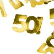 konfetti metalizowane liczba 50 zlote partydeco 15 g