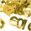 konfetti metalizowane liczba 60 zlote partydeco 15 g
