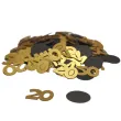 konfetti urodziny cyfra 20 zloto czarny 1 opak