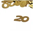 konfetti urodziny cyfra 20 zloto czarny 1 opak
