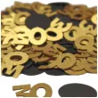konfetti urodziny cyfra 30 zloto czarny 1 opak