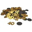 konfetti urodziny cyfra 40 zloto czarny 1 opak