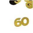 konfetti urodziny cyfra 60 zloto czarny 1 opak