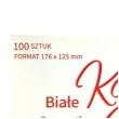koperty classic trojkatne biale maki b6 100 szt