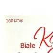 koperty classic trojkatne biale maki c6 100 szt