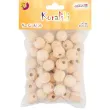 koraliki drewniane okragle gladkie drewno naturalne aliga 20 mm 40 szt