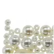 koraliki perelki biale titanum mix rozmiarow 100 szt