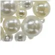 koraliki perelki biale titanum mix rozmiarow 100 szt