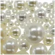 koraliki perelki biale titanum mix rozmiarow 100 szt