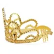 korona party diadem z klejnotami zloty arpex