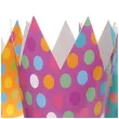 korona party grochy papierowa 6 szt