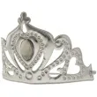 korona party miekki diadem srebrna kraszek 23 cm