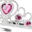 korona party tiara ksiezniczki z klejnotem rozowa party tino