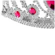 korona party tiara ksiezniczki z klejnotem rozowa widmann