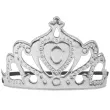 korona party tiara srebrna arpex