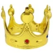 korona plastikowa zlota