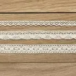 koronka dekoracyjna cotton deluxe kremowa partydeco 1 5 m
