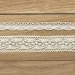 koronka dekoracyjna cotton deluxe kremowa partydeco 1 5 m