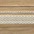 koronka dekoracyjna cotton deluxe kremowa partydeco 1 5 m