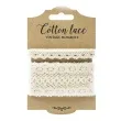 koronka dekoracyjna cotton deluxe kremowa partydeco 1 5 m