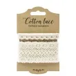 koronka dekoracyjna cotton deluxe kremowa partydeco 1 5 m