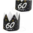 korony papierowe 60 urodziny glamour birthday 3 szt